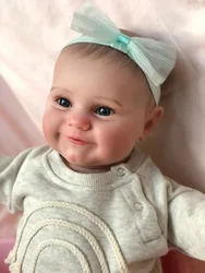 Muñeca reborn realista Maddie Smile piel 3D para bebé