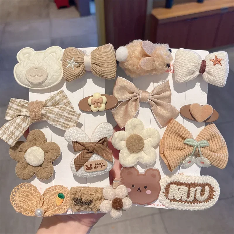 Set de horquillas clip con animalitos y flores para niños - imagen 5