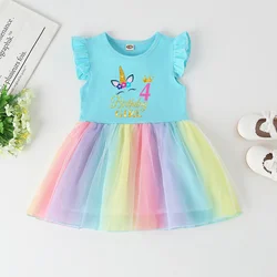 Tuu vestido de unicornio para niña – Fiesta de cumpleaños