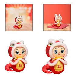 Peluche de serpiente suave decorativo para Año Nuevo Lunar