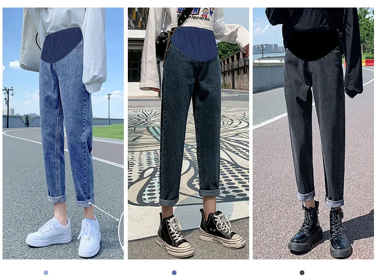 Pantalones de maternidad en uso cotidiano