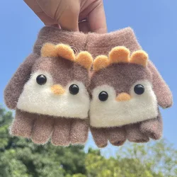 Guantes cinco dedos térmicos para bebé y niño, a prueba de viento