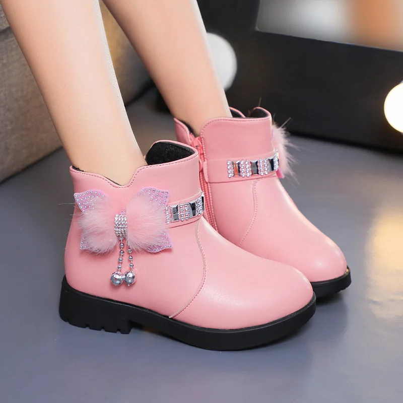 Botas de invierno planas antideslizantes de algodón para niño - imagen 2