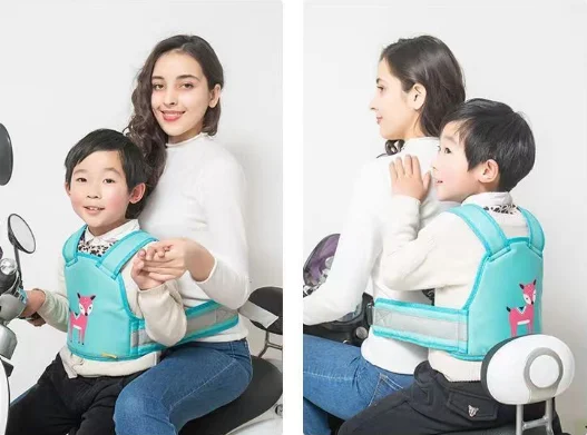 Vista del diseño del cinturón de seguridad infantil