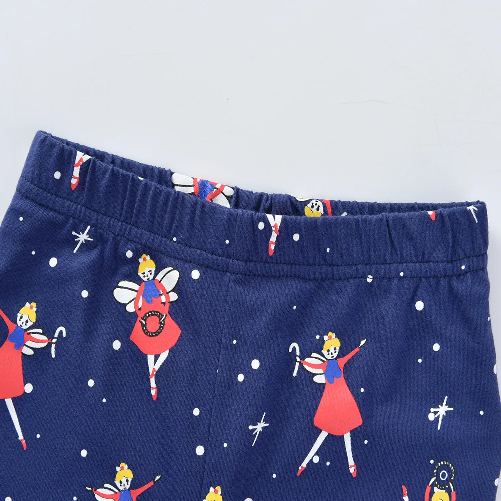 DXTON Pijama niña princesa de algodón: camiseta manga larga y pantalón