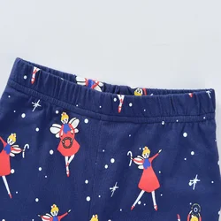 DXTON Pijama niña princesa de algodón: camiseta manga larga y pantalón