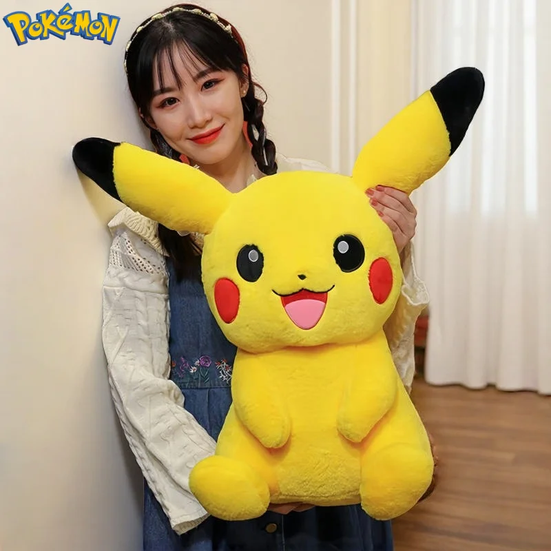 Peluche Pikachu de bolsillo Pokémon, muñeco suave para niños