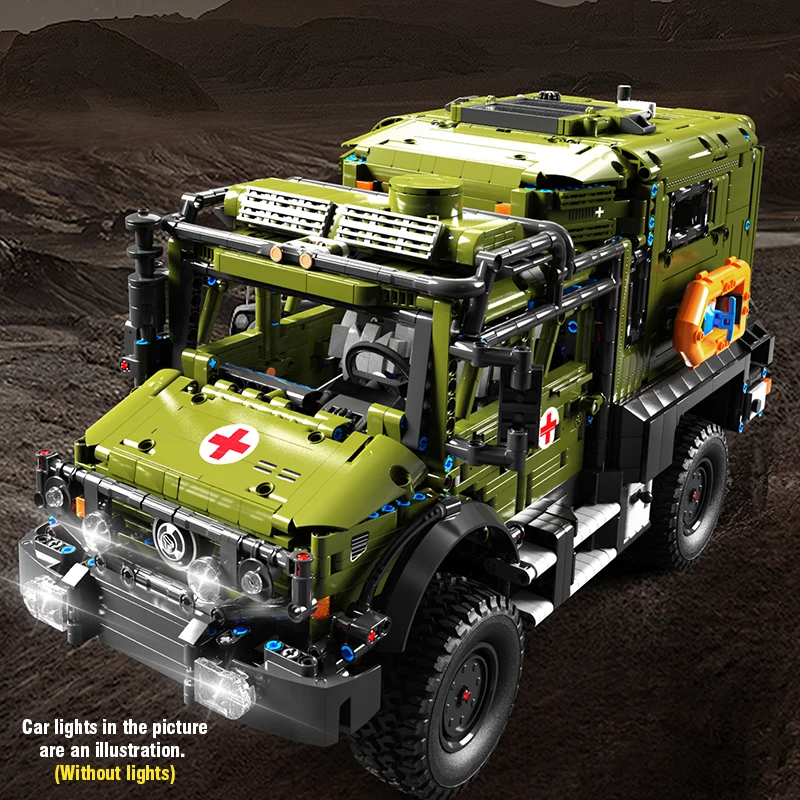 Bloques de construcción ambulancia todoterreno ensamblables para niños - imagen 5