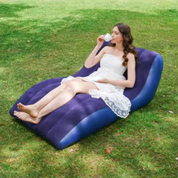Sillón inflable para adultos multifunción con bomba de aire
