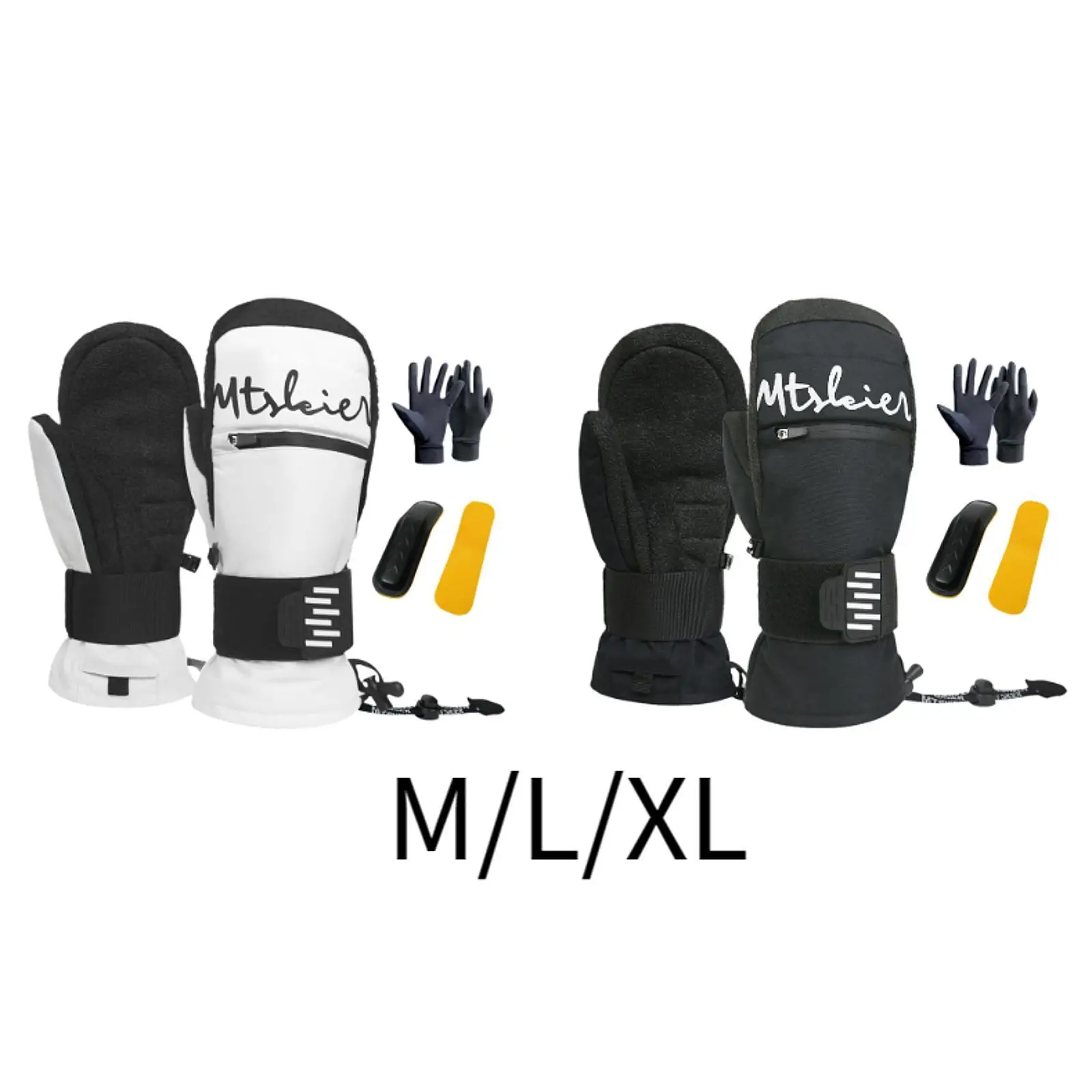 Guantes de esquí impermeables acolchados y resistentes a golpes - imagen 3