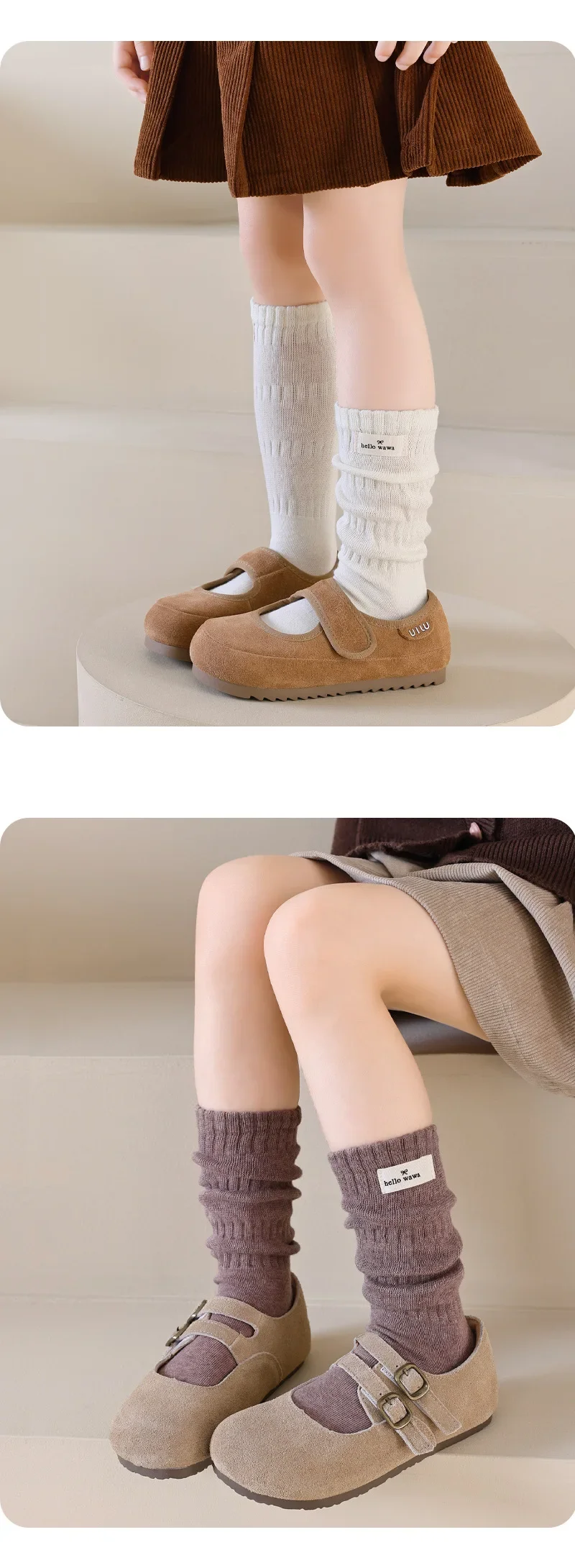 Guía de tallas calcetines niña