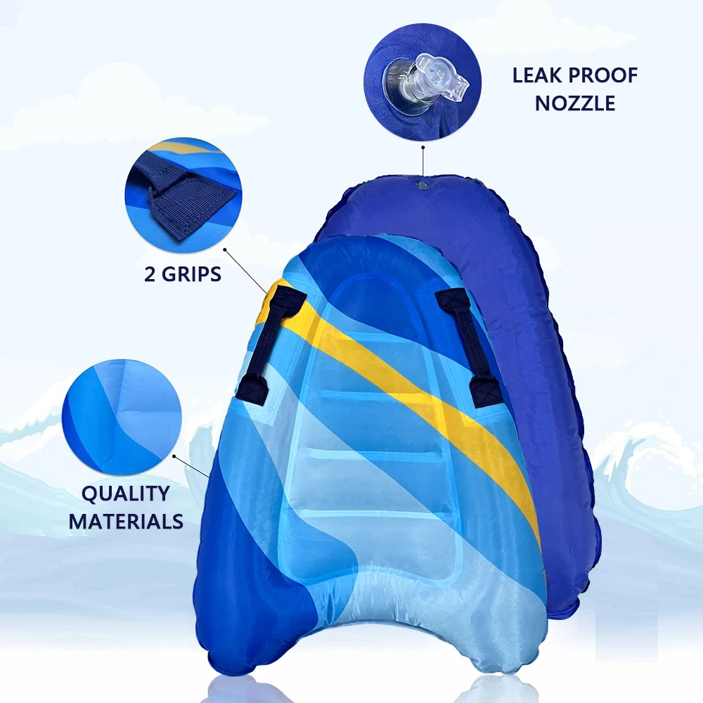 Tabla de surf inflable de PVC grueso, portátil para playa - imagen 3