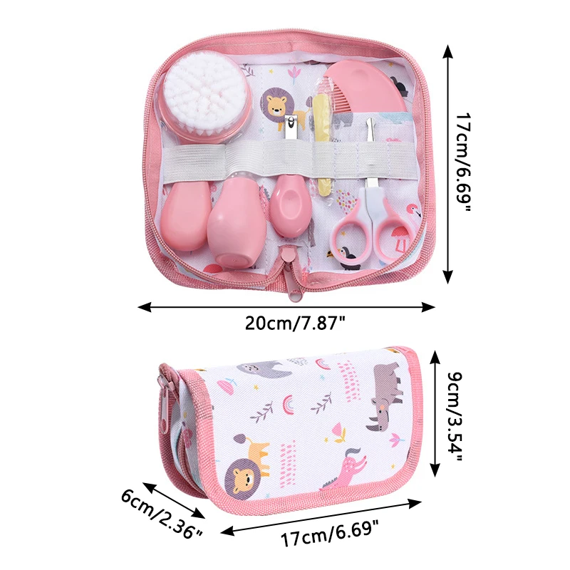 Kit de higiene para recién nacido con bolsa práctica de viaje