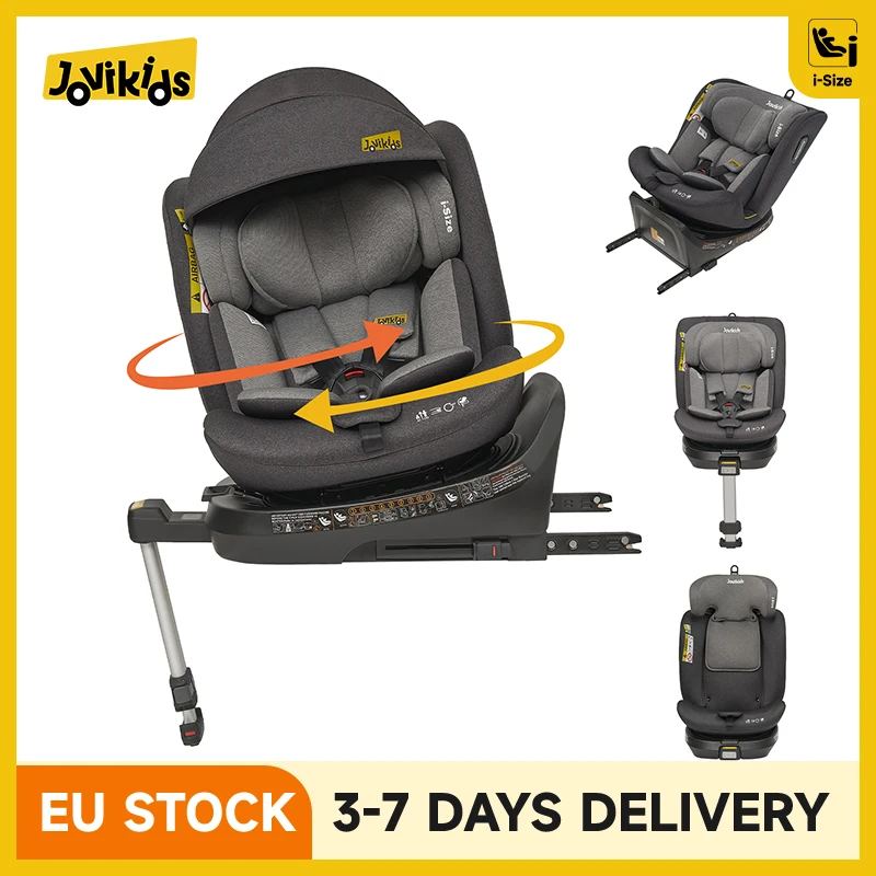 Jovikids Ranger asiento de coche giratorio para bebé con soporte