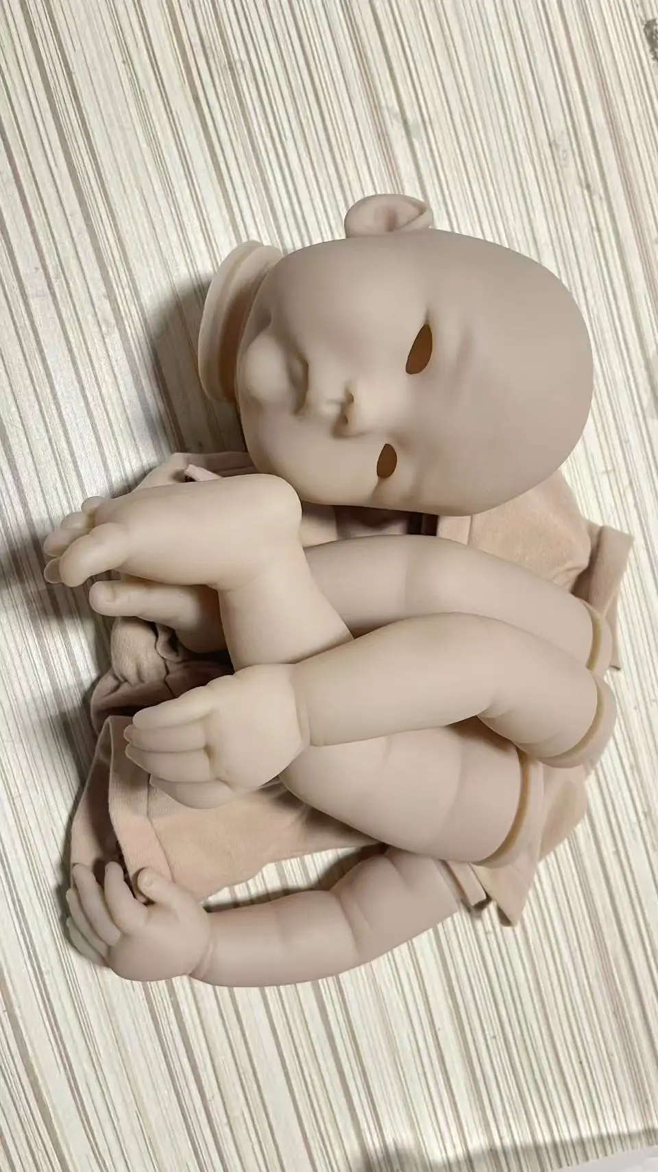 NPK kit de muñeco realista sin pintar para manualidades, bebé Ming - imagen 2