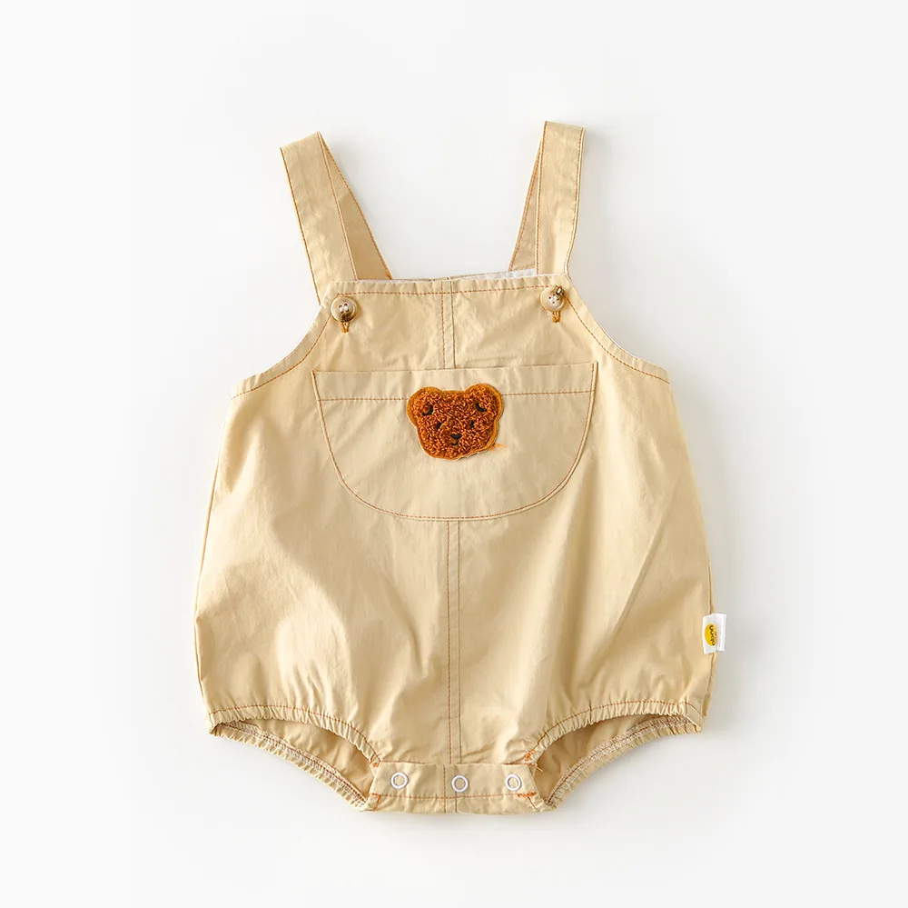 Pelele verano para bebés con bordado oso - Ligero y transpirable - imagen 5