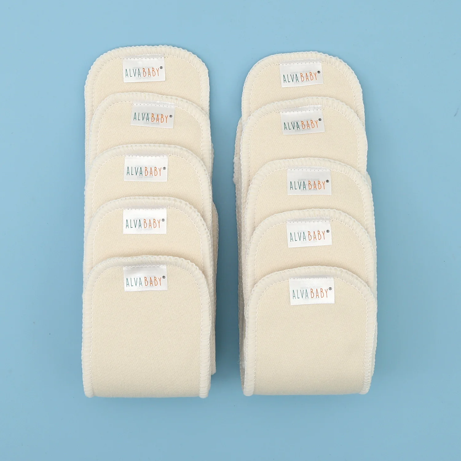ALVABABY inserto de cáñamo para pañal reutilizable recién nacido - imagen 3