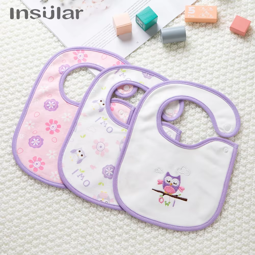 Insular Baberos bandana de algodón para bebé - niñas y niños - imagen 2
