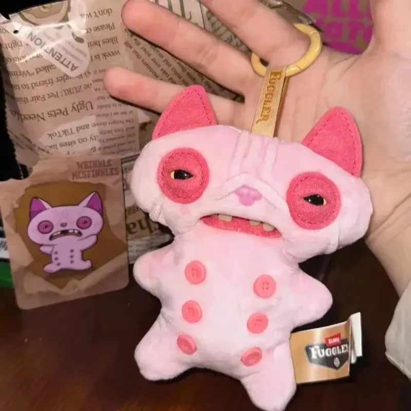 Fuggler Alley Cats llavero de peluche monstruo feo y divertido - imagen 5