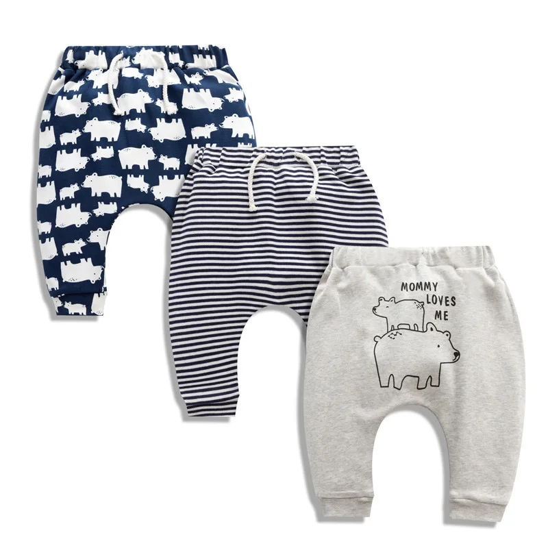 Pack 3 pantalones de algodón con estampado dinosaurio para niños 1-3 años - imagen 4
