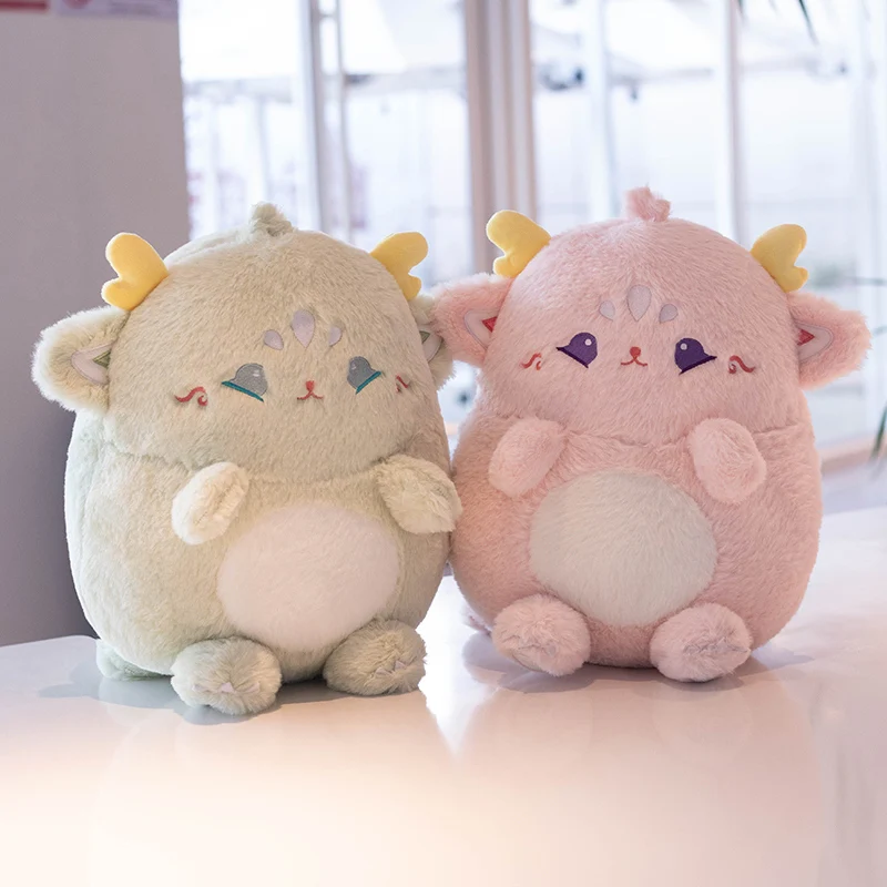 Peluche dinosaurio suave con ángel de alas voladoras para Navidad - imagen 4
