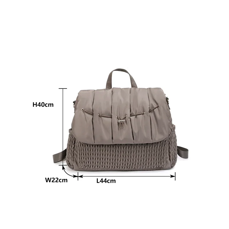 Bolsa de pañales impermeable gran capacidad para cochecito - imagen 2
