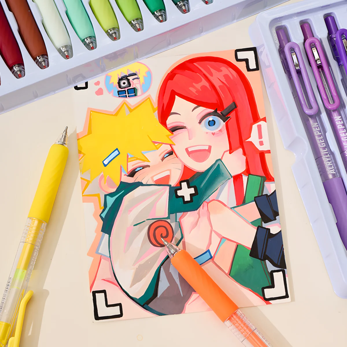 Bolígrafos de gel retráctil para colorear y dibujar – Niño - imagen 4