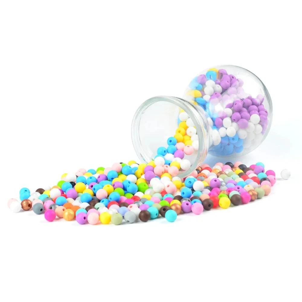 Cuentas de silicona 12mm LOFCA – Ideales para manualidades infantiles - imagen 4