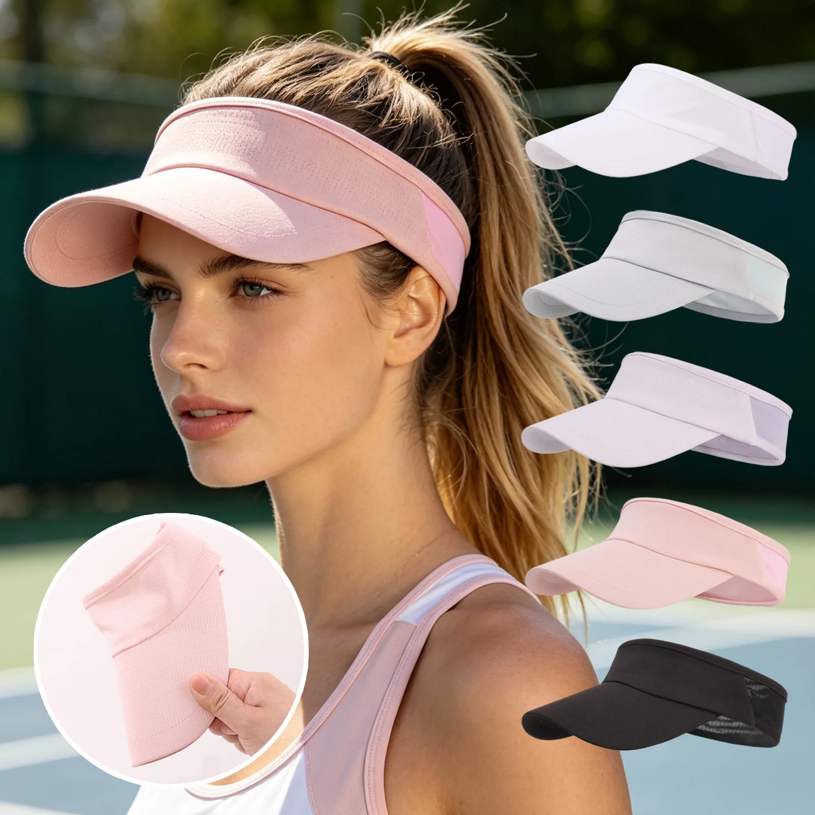 Gorra de ciclismo con visera unisex para protección solar y verano - imagen 4