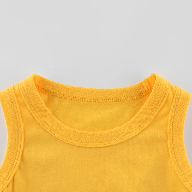 Camiseta de algodón sin mangas para niños – estilo coreano verano - imagen 3