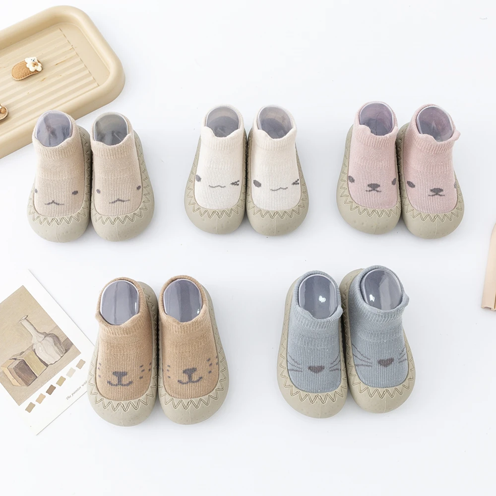 Zapatillas primeras de dibujos animados para bebé – Suela suave de goma - imagen 5