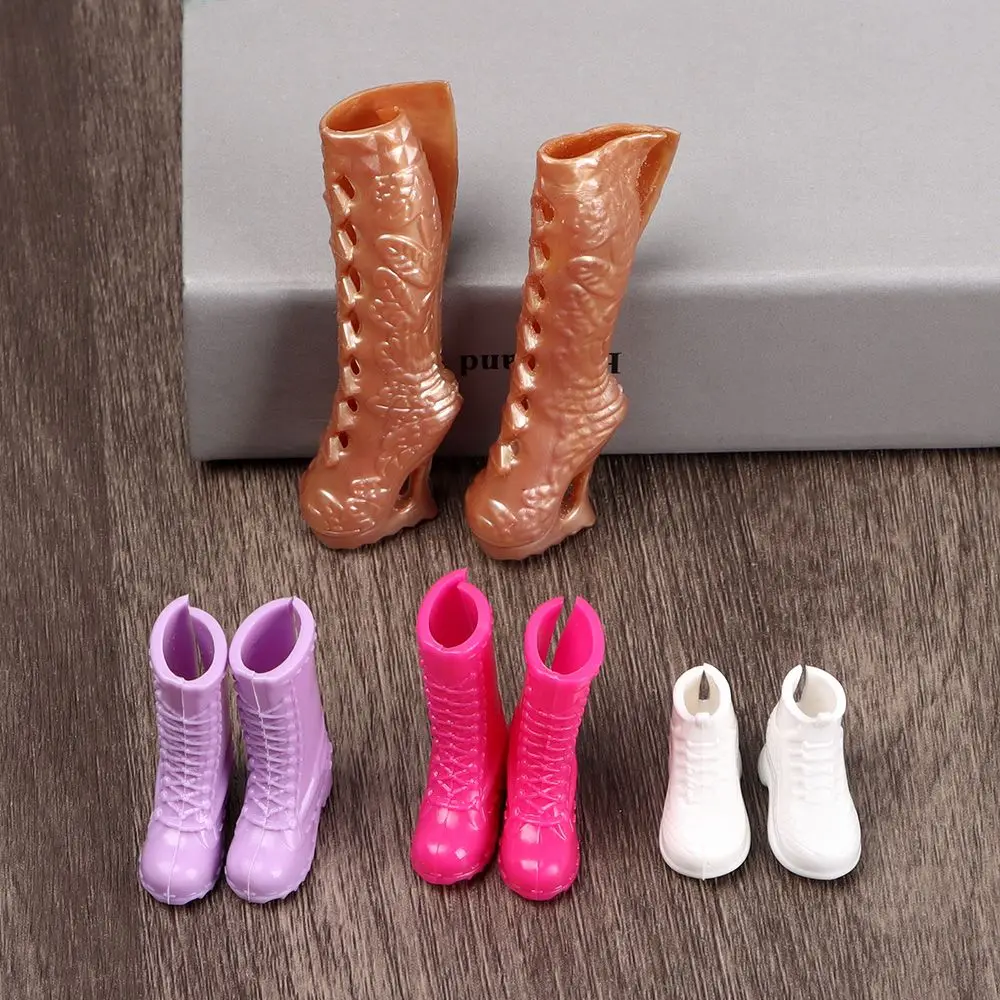 Calzado miniatura para muñeca – Botas y zapatos de tacón para jugar - imagen 5