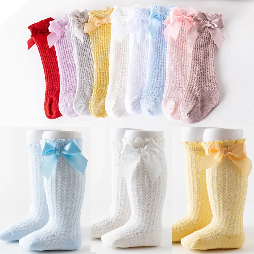 Calcetines con lazo para bebé