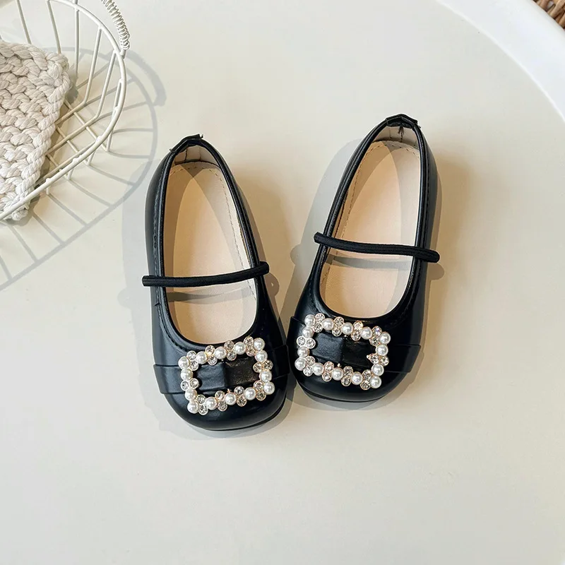 Zapatos de piel para niña antideslizantes estilo princesa - imagen 2