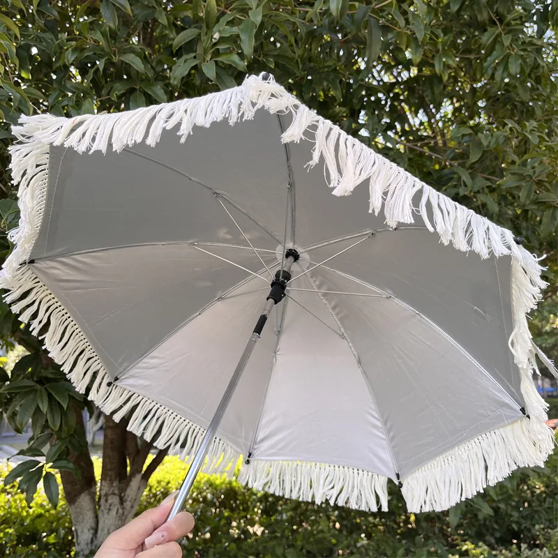 Parasol para cochecito con protección UV e impermeable ajustable - imagen 5