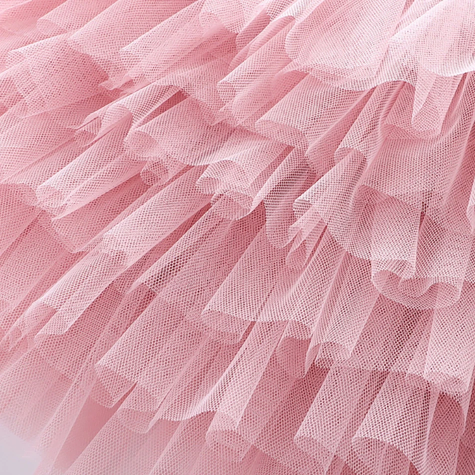 Falda de tul para niña con cintura elástica - Ideal para fiestas de cumpleaños - imagen 4