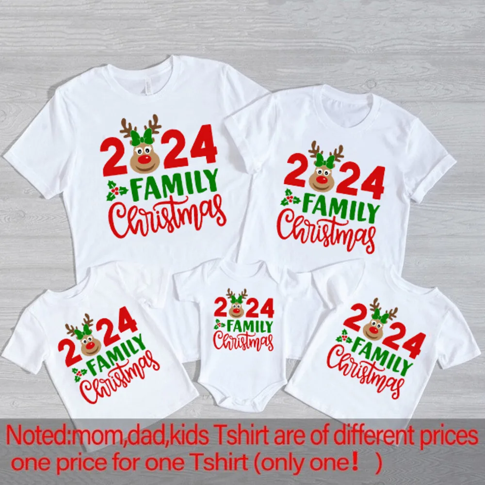 Togrther Camisa navideña infantil con ciervos para familia - imagen 2