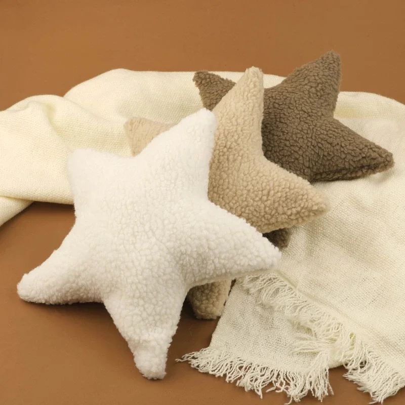 Almohada estrella de felpa suave para posar al bebé recién nacido - imagen 4