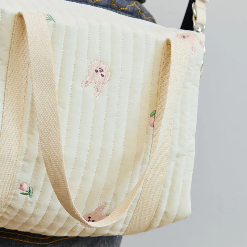 Bolso pañales cochecito bebé bordado estilo coreano primavera - imagen 5