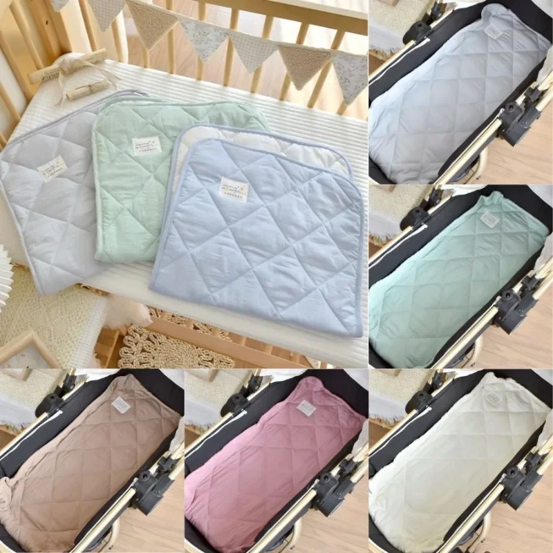 Funda de algodón para asiento de cochecito recién nacido lavable - imagen 3