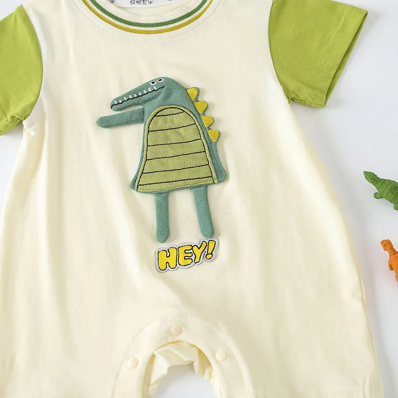 Diseño completo del pelele de dinosaurio