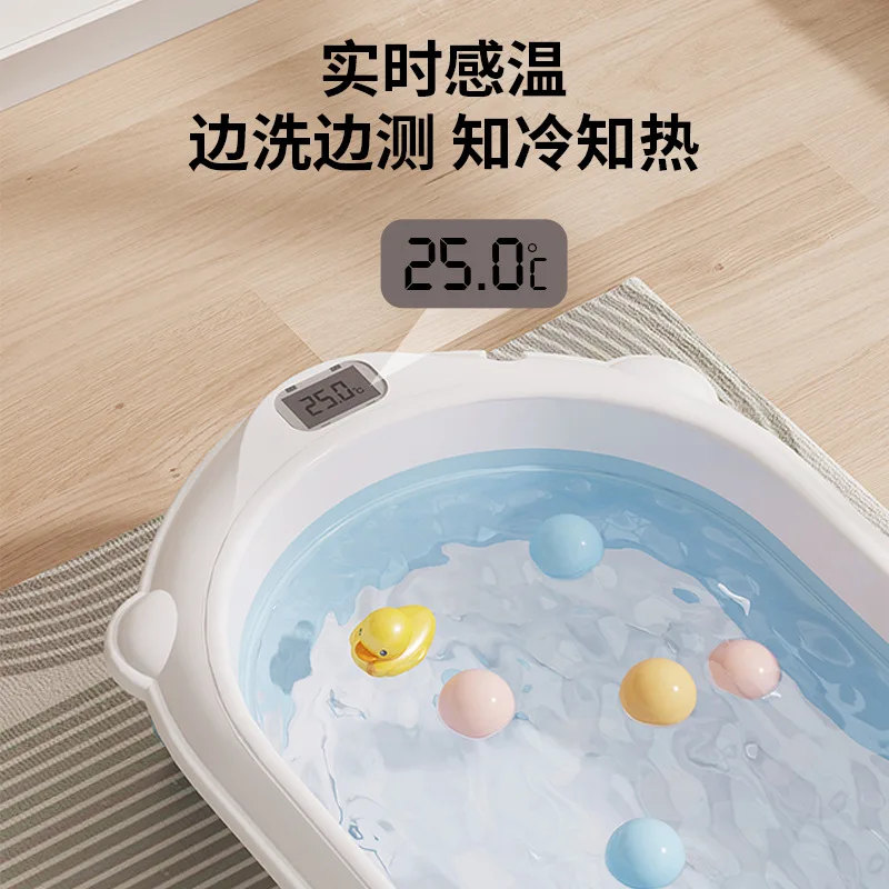 Bañera plegable con control de temperatura y base antideslizante - imagen 5