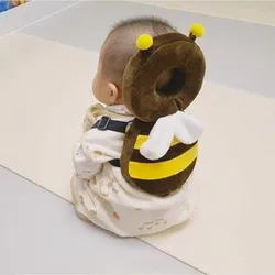 Almohada anticaídas para gorro protector ajustable de cabeza bebé