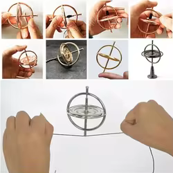 Spinner sensorial de metal antiestrés autoequilibrado para dedo