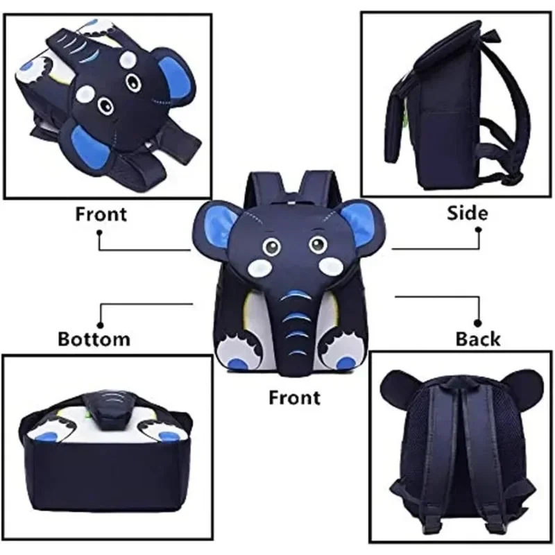 Mochila para niños pequeños con motivos animales – Ligera escolar - imagen 3