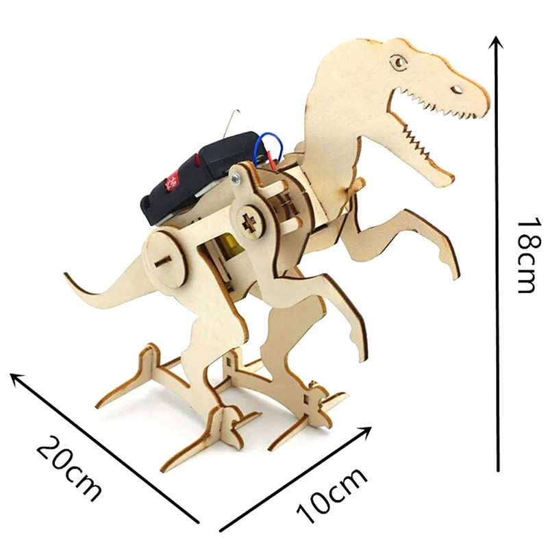 Detalles del montaje del dinosaurio