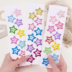 Pinzas y horquillas brillantes para el pelo de niña