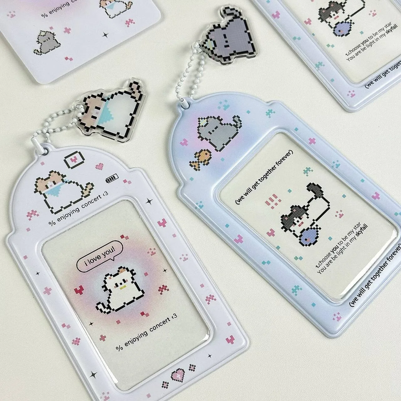 Funda protectora decorativa para tarjetas de 3 pulgadas