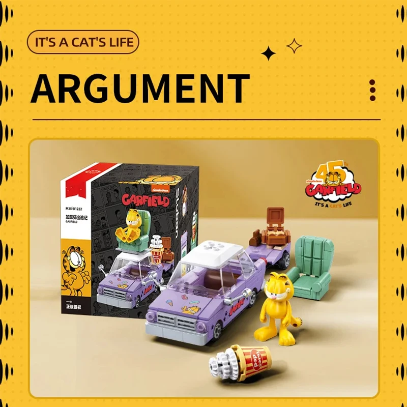 Garfield: Bloques de construcción de coches para niños - imagen 4