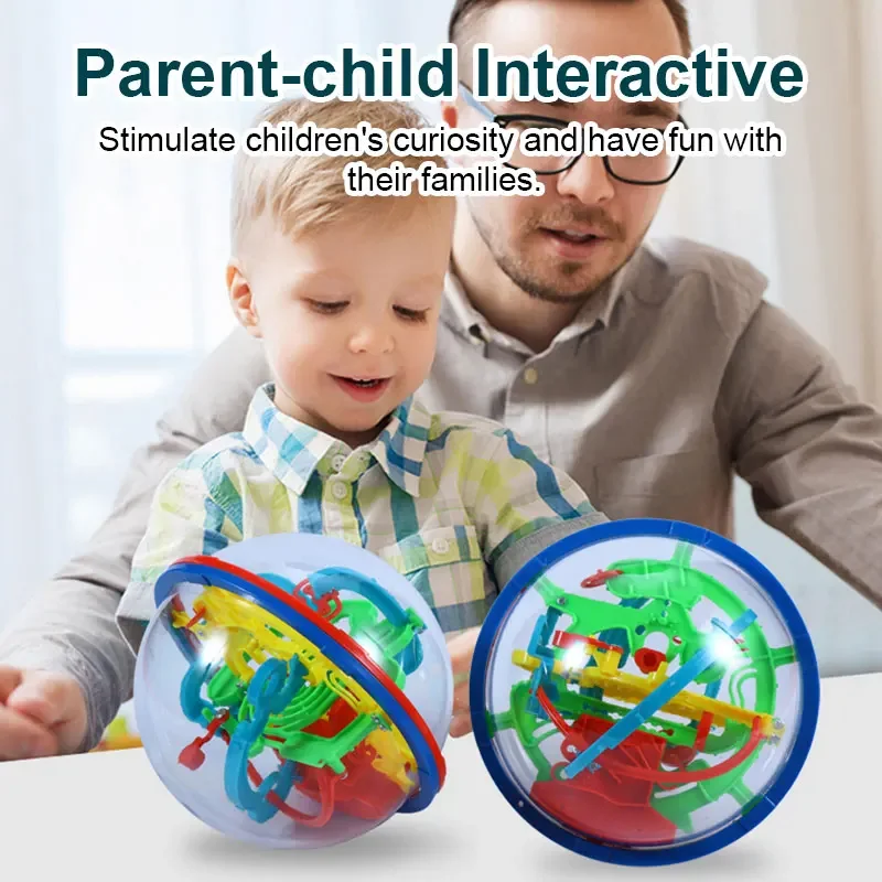 Perplexus laberinto 3D esférico rompecabezas para niños - imagen 4